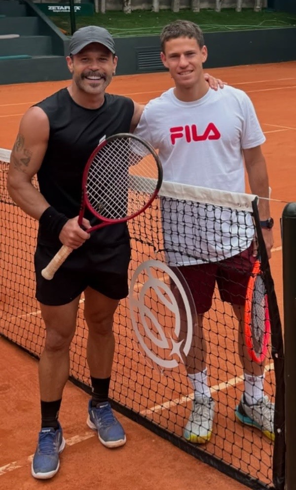 Marcos da dupla com Belutti