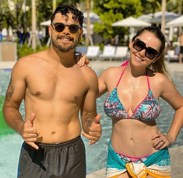 Marcos da dupla com Belutti