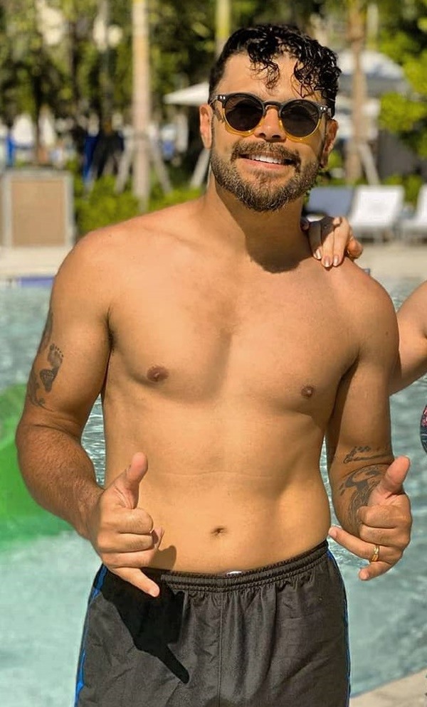 Marcos da dupla com Belutti